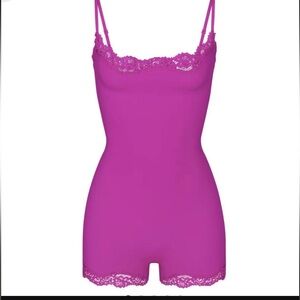 SKIMS NWT LOLLIPOP ROMPER L